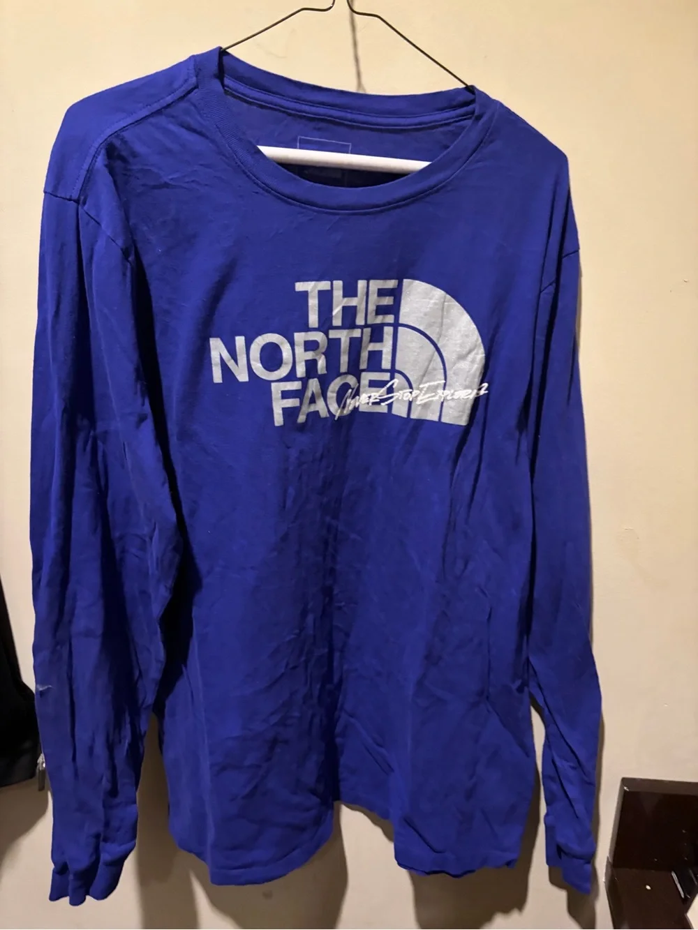 The North Face performance brand long sleeve Tee shirt mens size large